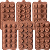 Warm Time heart-shaped silicone mold for chocolates with easy release, perfect for gifts and treats.
