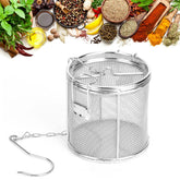 Watris Veiyi seasoning strainer, 10x10 cm, mesh basket for easy liquid separation while simmering.