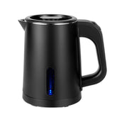 Wdcme kettle with black exterior for quick boils at home or office