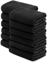 Wealuxe super absorbent kitchen towels in a 12-pack ready for quick spills.