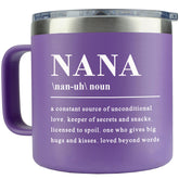 WECACYD Nana mug 14oz for daily coffee or tea enjoyment.