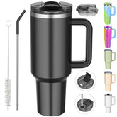 Weisidi 40oz tumbler with handle and straw for convenient hydration on the go.