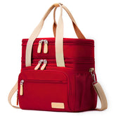 Weitars lunch bag dual compartment keeps meals organized on the go