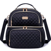 Weitars lunch bag for women top dual-compartments view keeps fruits fresh and snacks organized