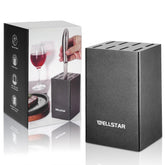 Wellstar 5-Inch steak knife holder with 8 slots keeps blades organized and ready