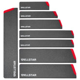 WELLSTAR Knife Edge Guards Set protects blades during storage with a soft felt-lined interior.