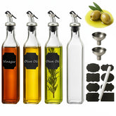 WERTIOO olive oil dispenser bottle with pourer for precise cooking