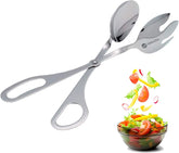 Wexbi salad tongs 10inch in stainless steel ideal for versatile serving.