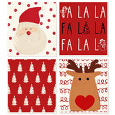 Whaline Christmas dishcloth Santa design for festive kitchen cleanup