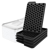 WIBIMEN mini ice trays pack with lid shown for easy storage and quick chilling.