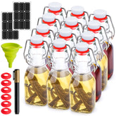 Willdan vanilla bottles 4oz with flip-top cap for easy, reusable DIY extracts.