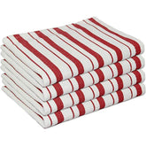 Williams-Sonoma Classic Striped Dishcloths with basketweave texture for durable daily cleaning.