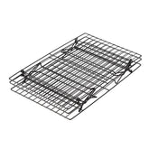 Wilton Excelle Elite 3-Tier Cooling Rack, assembled, showing space-saving stack.