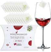 Wine Balanced filter in a glass for smoother wine with fewer sulfites
