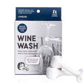 Wine Wash dishwasher attachment clip safely protects stemware in the dishwasher.