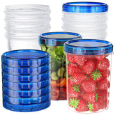 Winproper 10-pack 32oz containers with twist lids for meal prep and leftovers.