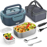 WisaKey electric lunch box lid open for easy filling and serving