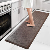 WISELIFE cushioned kitchen mat with foam offers ergonomic standing support.