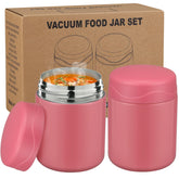 Wiwens 12oz insulated jar front view preserves hot meals safely.