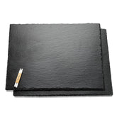 WLWNWFT slate cheese board shows cheeses and fruit for stylish entertaining