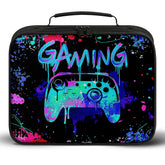 WOBAGMEN gamer lunch box insulated to keep meals fresh on the go.