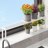 WOCHUANGSI expandable window shelf for plants: ideal for growing compact greenery in sunlit spaces.