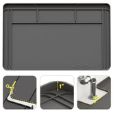 Wohbay under-sink mat waterproof protects cabinets from spills.