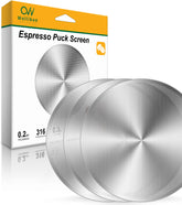 Wollibao puck screen 53.3mm close-up, ultra-thin 0.2mm steel.