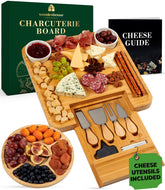 Woodenhouse bamboo charcuterie board set for elegant entertaining