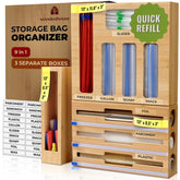 Woodenhouse foil-wrap-dispenser keeps your kitchen tidy and accessible.