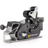 Work Sharp Blade Grinder Attachment side view showing adjustable sharpening options for knives and tools.