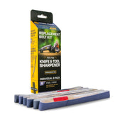 Work Sharp 6000 grit belt pack ready for knife sharpening