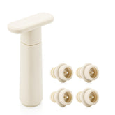 WOTOR wine saver pump over bottle demonstrating air sealing for freshness