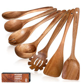 WOTTISH 7-piece spaghetti spoon for gentle stirring with nonstick protection