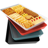 WOWBOX 4pc serving tray set with ample space for fruit, snacks, and desserts.