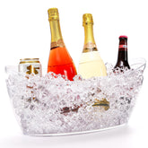 WRINGKIT clear acrylic ice bucket with handle for party use