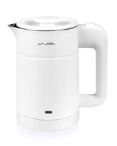 WTJMOV 0.6L travel kettle with compact design for easy packing.