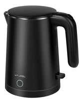 WTJMOV electric kettle compact 1L on counter for quick tea brewing