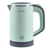 WTJMOV small electric kettle 0.8L on desk for fast tea and coffee