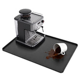 WZGUSXN coffee mat under espresso machine protects countertops from spills