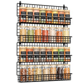 X-cosrack wall-mount front view with four tiers for easy spice access
