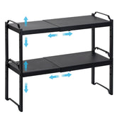 X-cosrack expandable cabinet shelf extended for flexible pantry organization