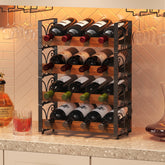 X-cosrack wine rack with stackable design for modular storage and easy expansion.