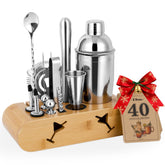 X Home Bartender Kit stand keeping tools organized for easy access