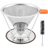 X-VESOLJE pour over stand detachable for flexible setup and quick cleanup.