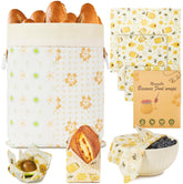 XAQMHSW beeswax bread bags for plastic-free bread storage