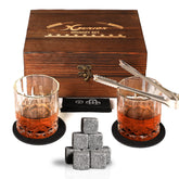 Xgunion whiskey glasses two-pack in a gift-ready box, ideal for gifting