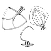 XINCAN flat beater attachment for KitchenAid; smooth batter blending for cakes and cookies.