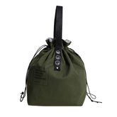 XINSHUN canvas lunch bag with drawstring closure for quick access during busy workdays.
