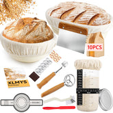 XLMYS oval banneton basket for proofing dough and rustic loaves.